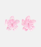 Chloé Floral clip-on earrings