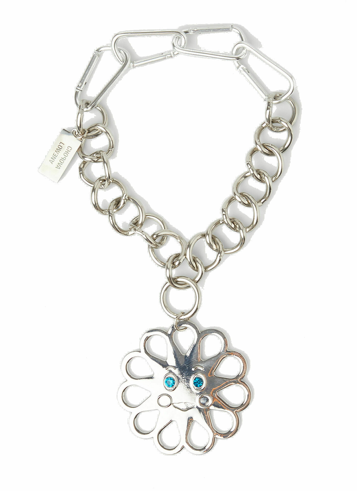 Chopova Lowena - Flower Charm Necklace in Silver Chopova ...