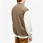 Gramicci Men's Reversible Fleece Vest in Taupe