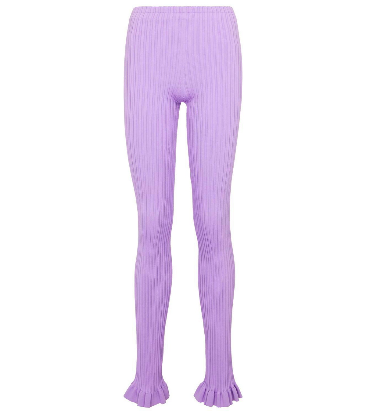 Acne Studios Ribbed-knit cotton-blend leggings