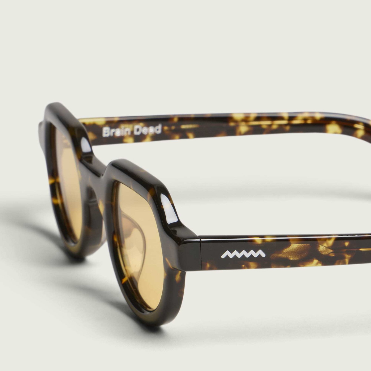 AKILA x Brain Dead Tani Sunglasses in Tortoise/Yellow