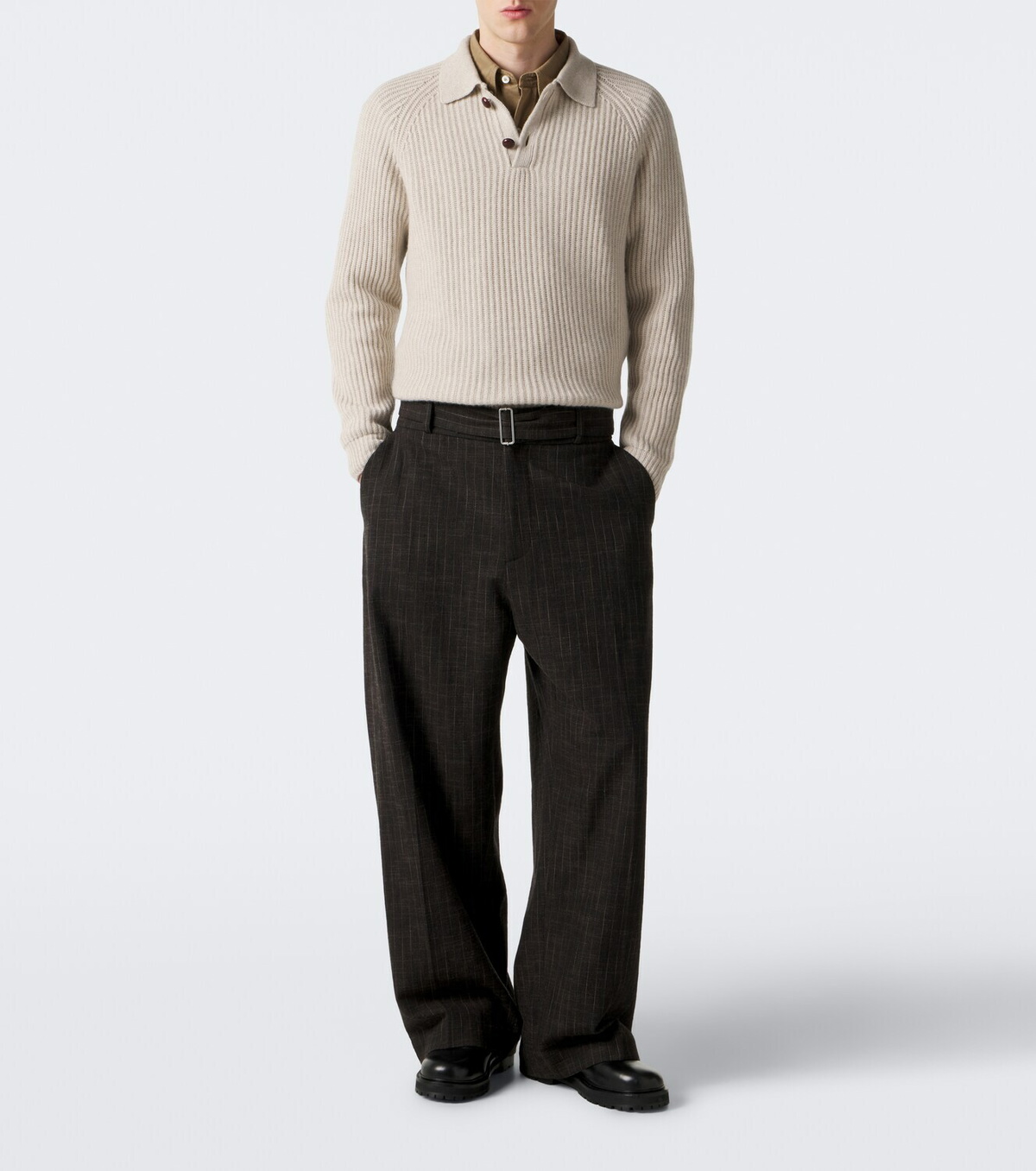 Arch4 Mr Darius cashmere polo sweater