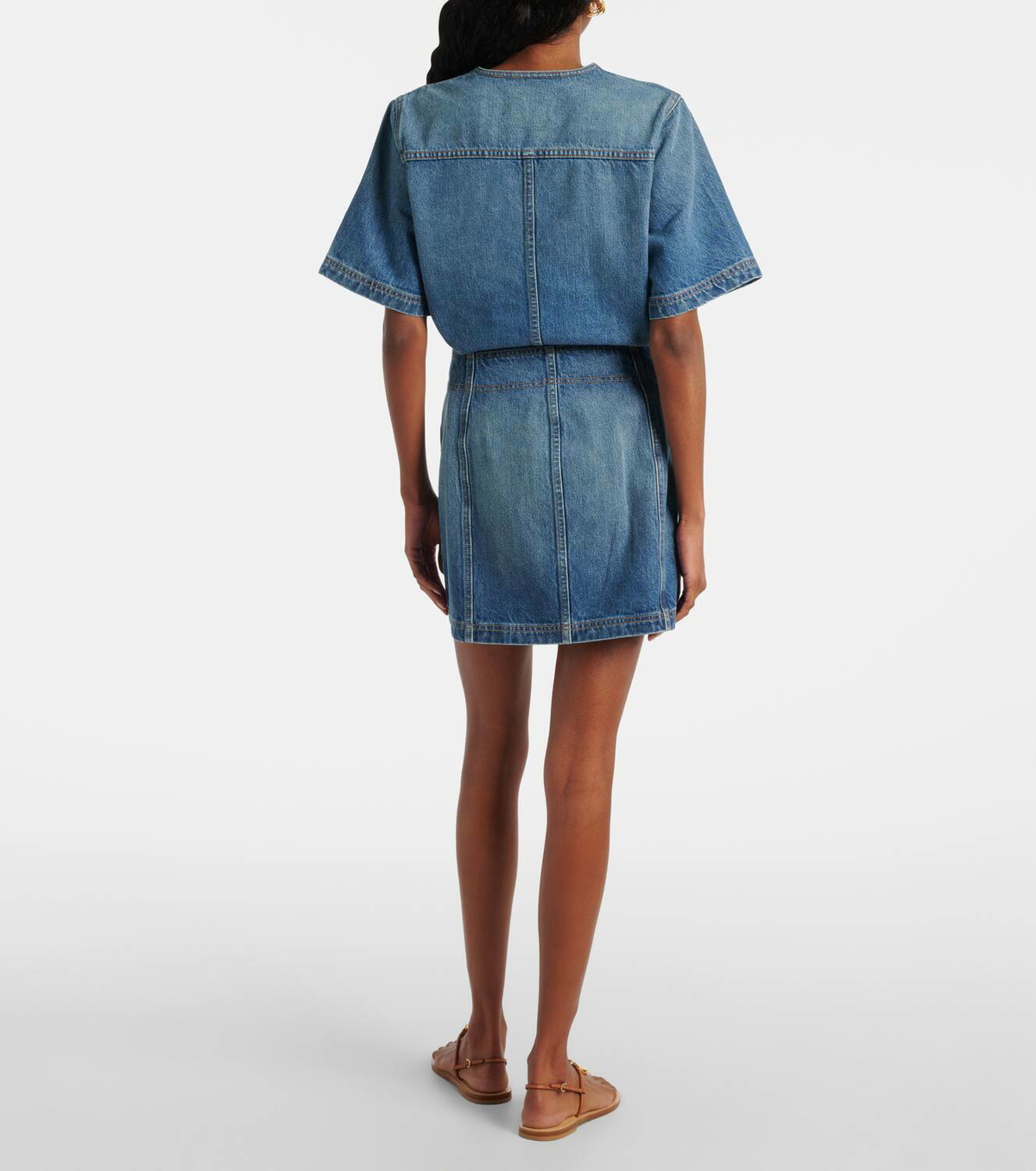 Ulla Johnson Clara denim miniskirt