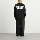 END. Coastal Locals Only Long Sleeve T-Shirt in Black