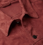 Valstar - Suede Trucker Jacket - Brick