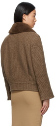 Max Mara Wool Herringbone Jacket