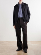 Slowear - Wool and Silk-Blend Blouson Jacket - Black