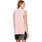 GANNI Pink Cashmere Knit Vest