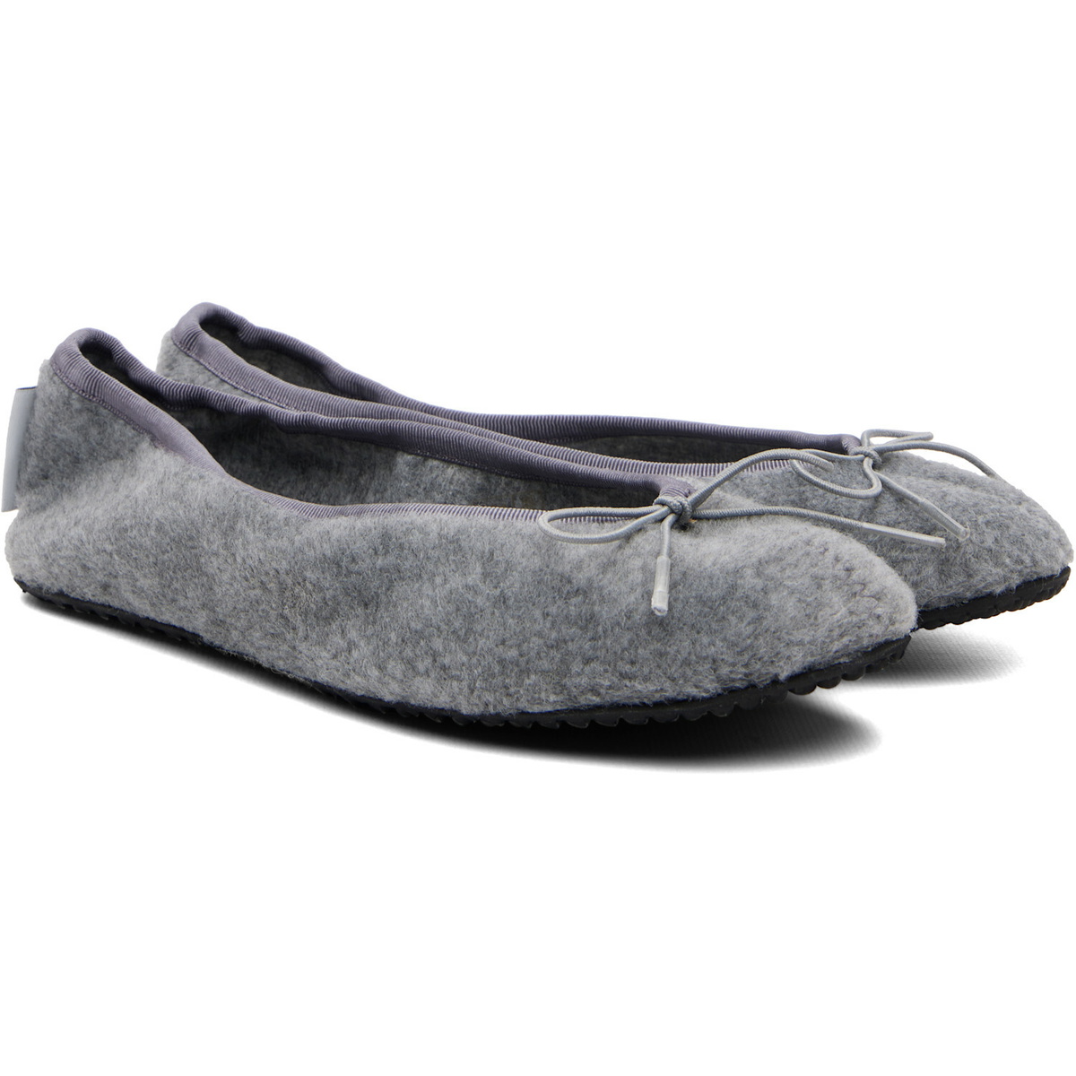 Gimaguas Gray Bailarina Felt Ballerina Flats