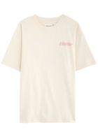 Honor The Gift Honor Globe Printed Cotton T-shirt Cream