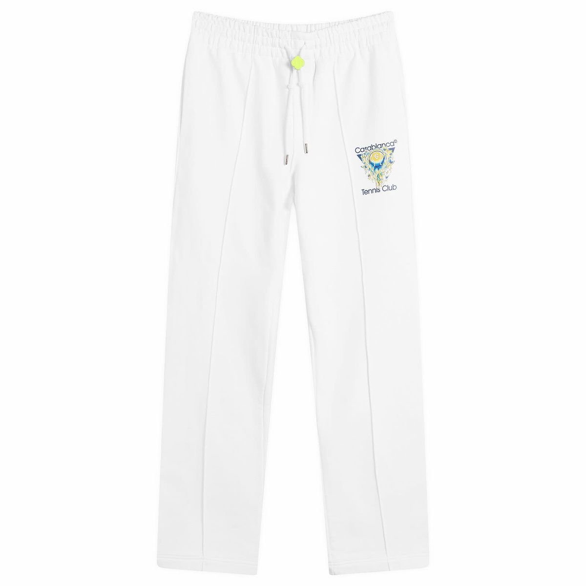 Casablanca Men's Tennis Club Icon Pintuck Jogger in White