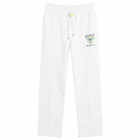 Casablanca Men's Tennis Club Icon Pintuck Jogger in White