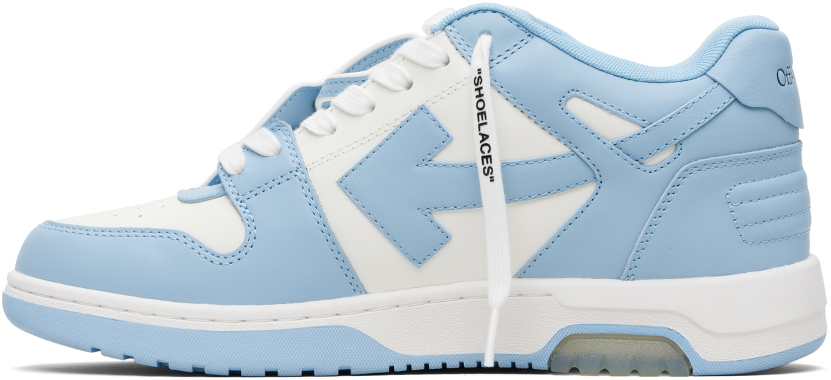 Off-White White & Blue Out Of Office Sneakers