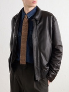 Missoni - Striped Crochet-Knit Wool And Silk-Blend Tie - Brown