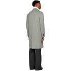 Brioni Grey Classic Car Coat