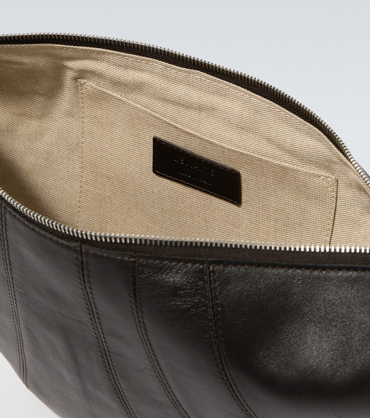 Lemaire Croissant Medium leather shoulder bag