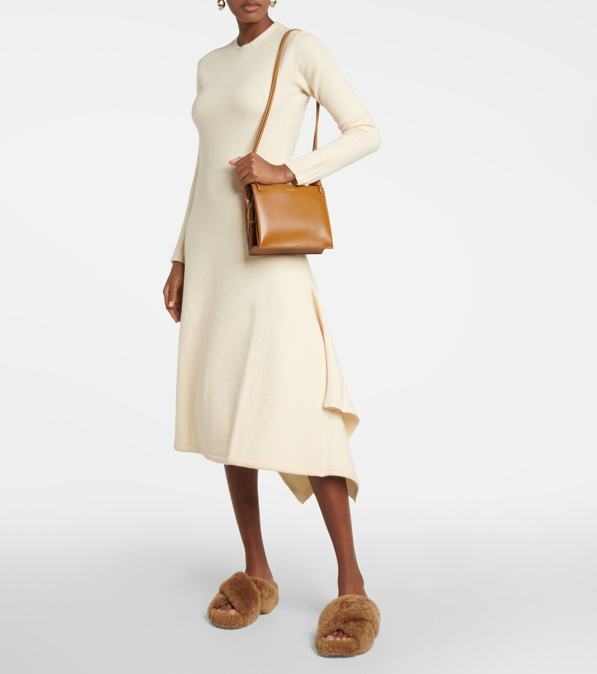 Jil Sander - Small leather crossbody bag Jil Sander