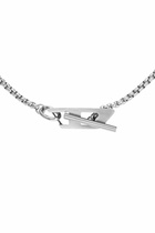 Diesel Stainless steel chain necklace - Necklaces - Unisex - Silver