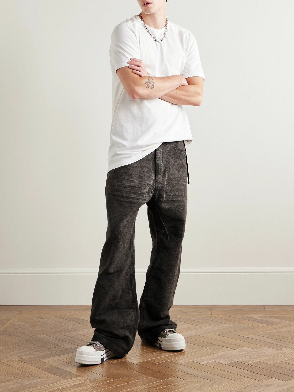 トップス rick owens drkshdw 18AW MOLLINO SWEAT Rick Owens DRKSHDW - Lido Ramones in Black/Milk – SVRN