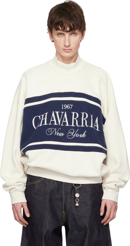 Photo: WILLY CHAVARRIA Off-White Chavarria Stripe Gilroy Sweatshirt
