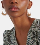 Isabel Marant Polly Large embellished hoop earrings