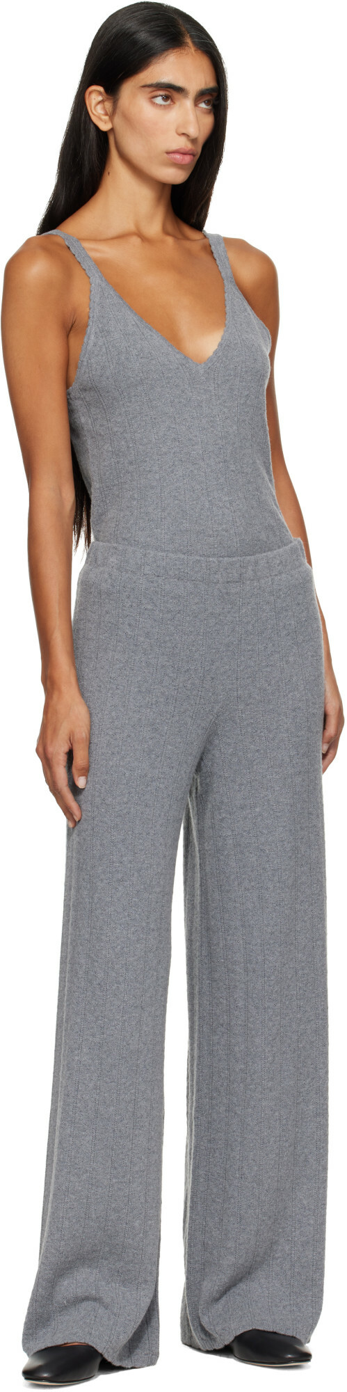 LISA YANG Gray Suni Tank Top
