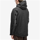 Pop Trading Company Men's Big Pocket Ripstop Shell Jacket in Black/Anthracite