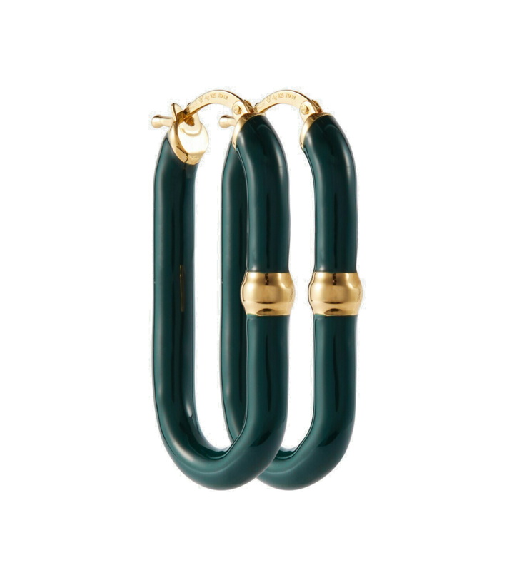 Photo: Bottega Veneta Chains gold-plated hoop earrings