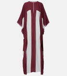 Adriana Degreas Bold Stripes kaftan