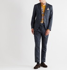 Etro - Slim-Fit Paisley-Print Stretch-Cotton Twill Suit Jacket - Blue