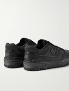 New Balance - 550 Mesh-Trimmed Leather Sneakers - Black