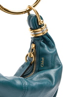 Chloe Bracelet Grained Leather top Handle bag - Blue - One Size