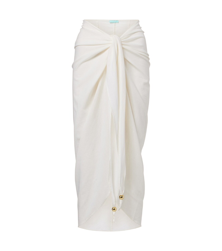 Photo: Melissa Odabash Winnie cotton and linen beach cover-up