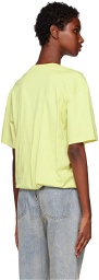 3.1 Phillip Lim Yellow Draped T-Shirt