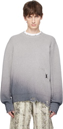 Dime Gray Cat Knit Sweater