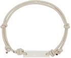 Marni Off-White Leather Bracelet