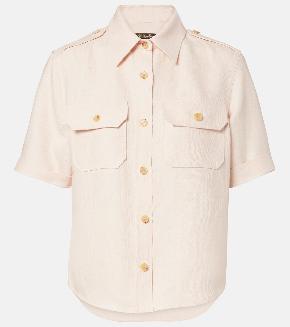 Loro Piana Annalisa linen shirt