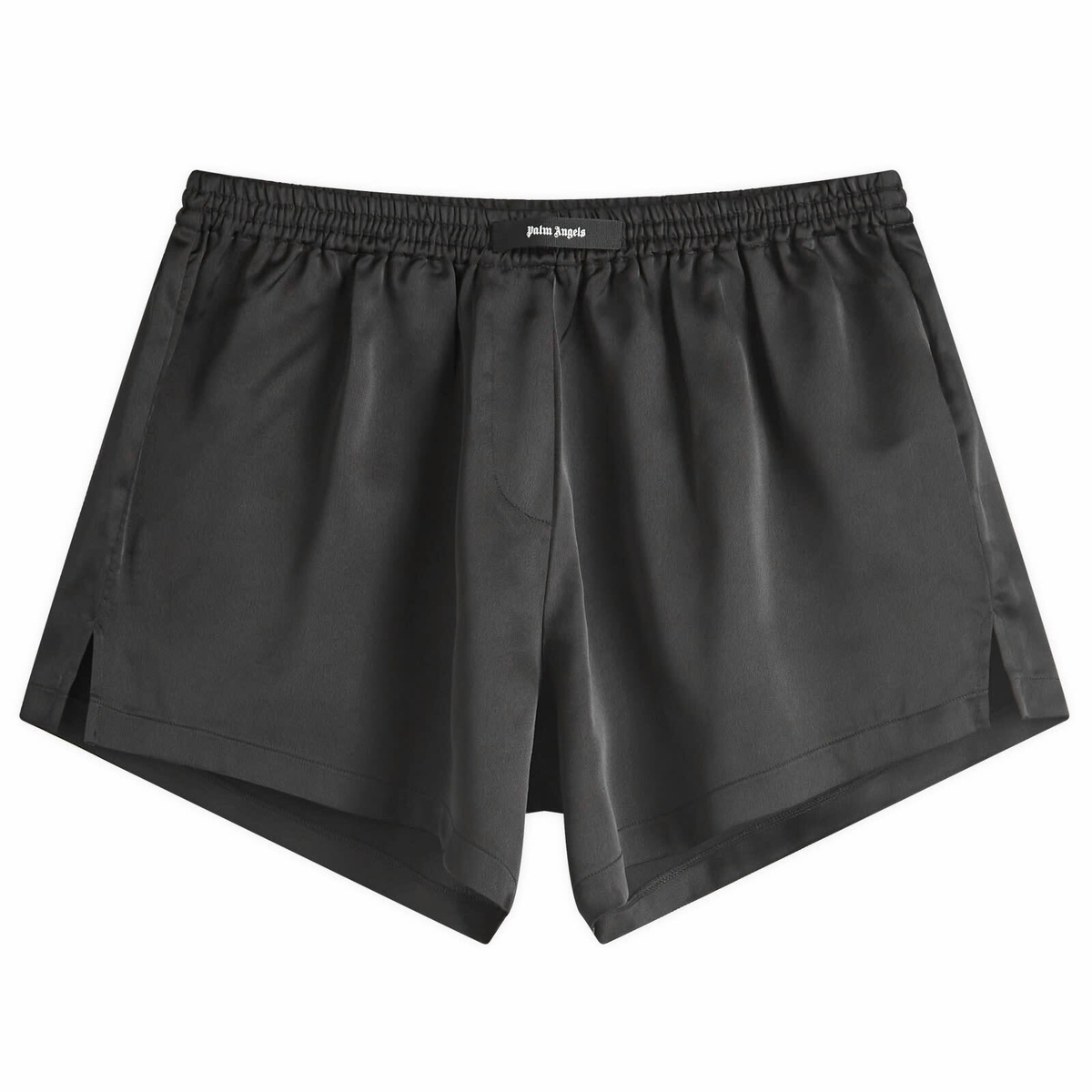 Palm Angels Women's Label Boxer Shorts in Black