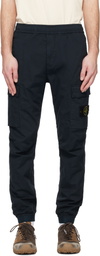 Stone Island Navy 3100031 Stretch Cotton Tela 'Paracadute' Cargo Pants
