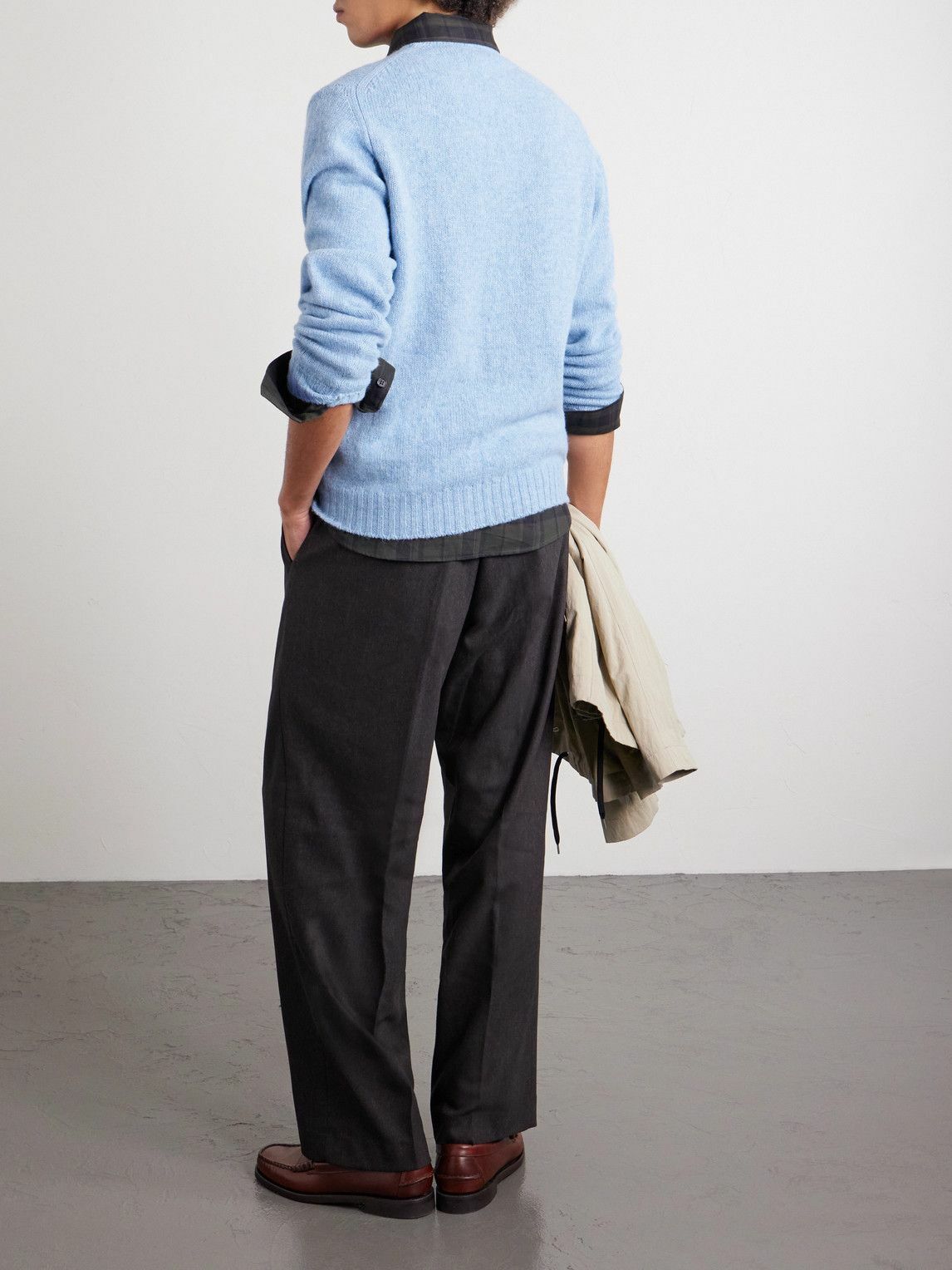 William Lockie - Virgin Wool Sweater - Blue