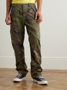 Polo Ralph Lauren - Straight-Leg Camouflage-Print Cotton-Twill Cargo Trousers - Green