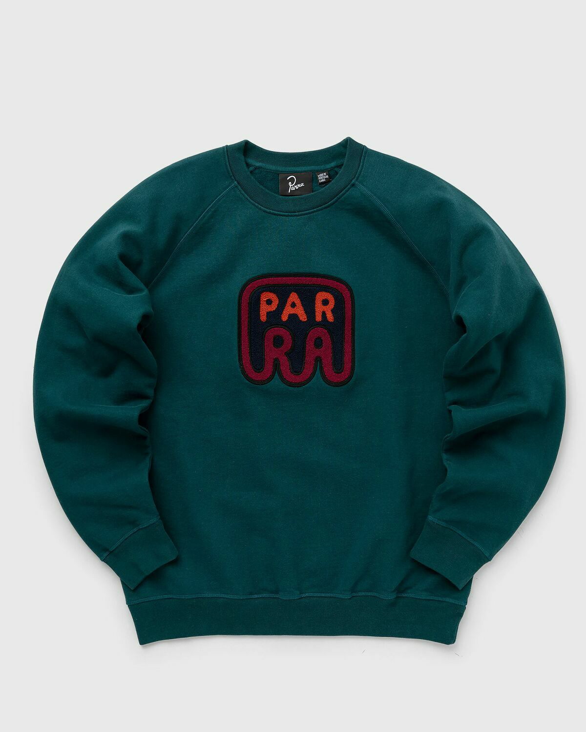 By Parra Fast Food Logo Crew Neck Sweatshirt Green Mens