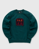 By Parra Fast Food Logo Crew Neck Sweatshirt Green - Mens - Sweatshirts