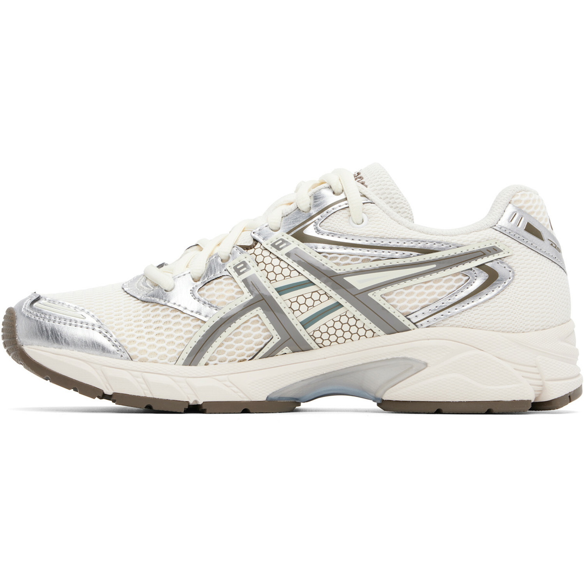 ASICS Off-White & Silver Gel-DS Trainer 14 Sneakers