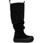YUME YUME SSENSE Exclusive Black Fisherman Tall Boots