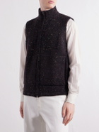Inis Meáin - Lifeline Wool and Cashmere-Blend Gilet - Brown