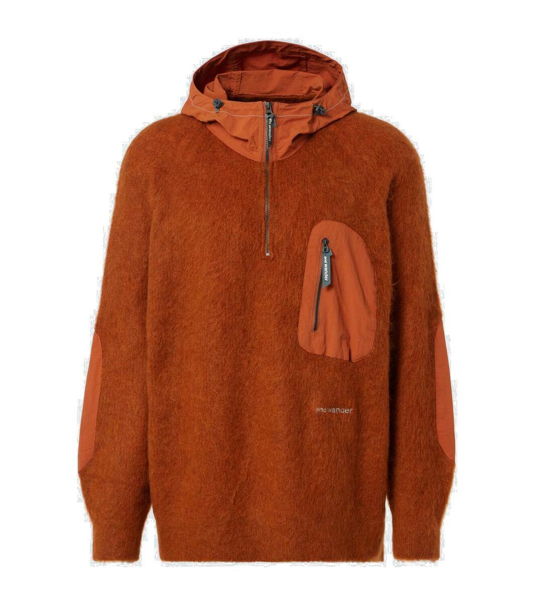 And Wander - Breath Rip hoodie and Wander