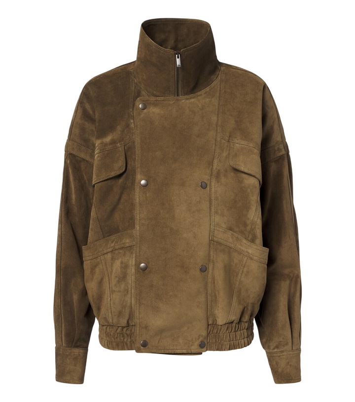 Photo: Saint Laurent Suede blouson jacket