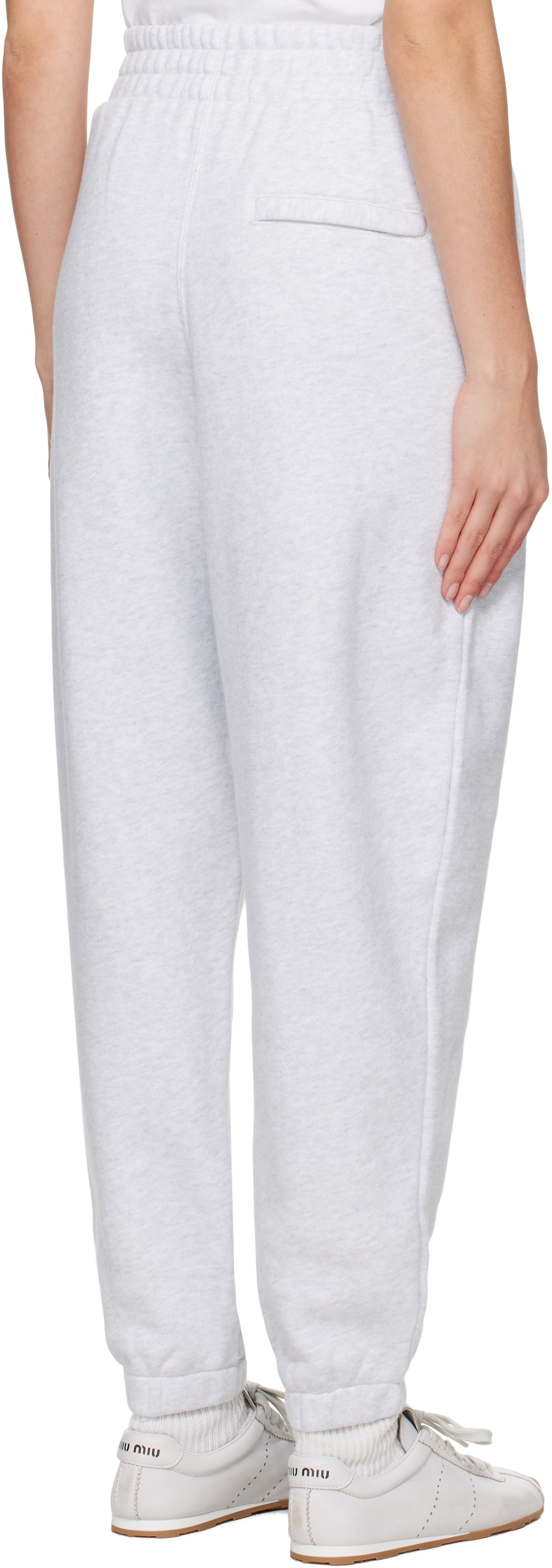 alexanderwang.t Gray Puff Logo Sweatpants