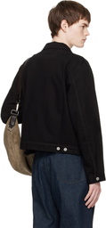 LEMAIRE Black Trucker Denim Jacket